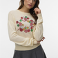 VMNEW GLITTER LS O-NECK PULL. XMAS - 10347076