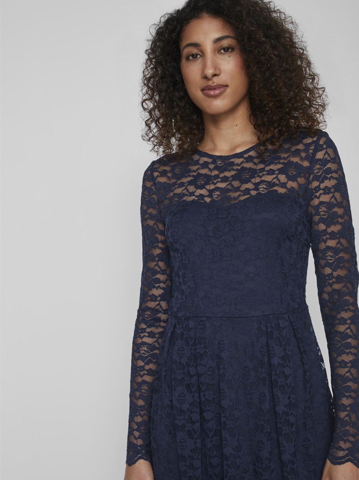 VIKALILA L/S LACE DRESS - NOOS - 14078211