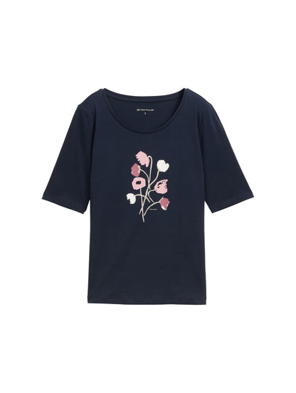 T-shirt basic with print - 1047062