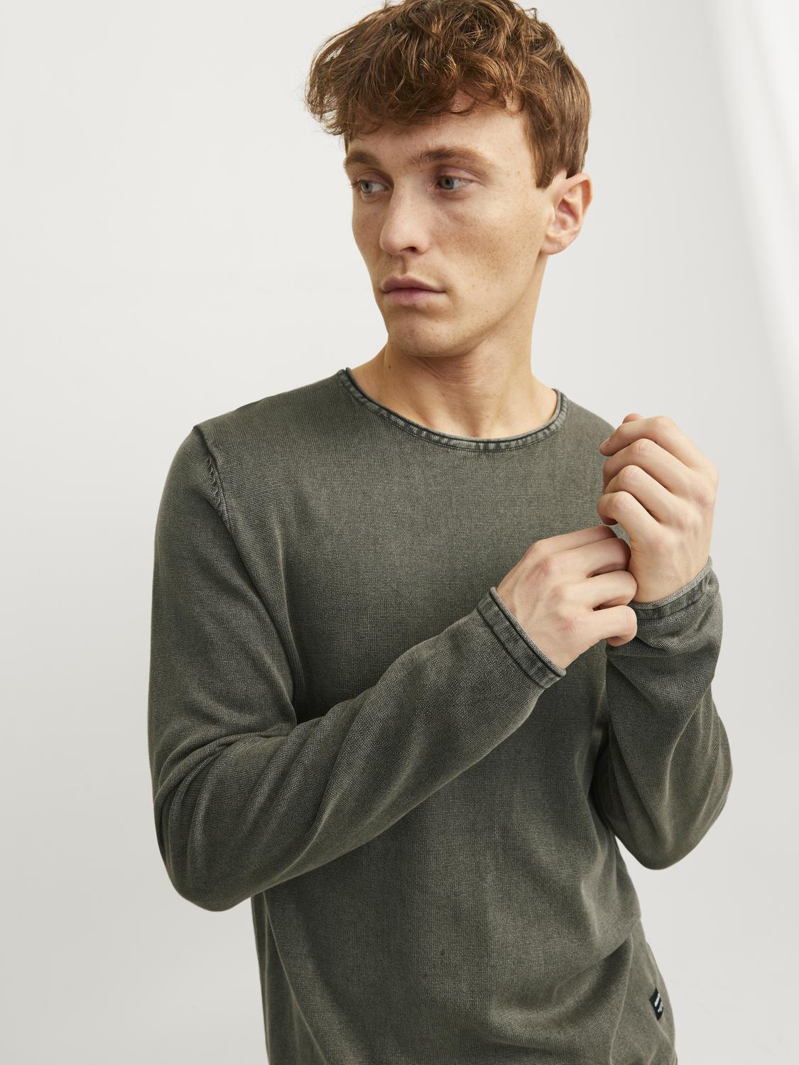 JJELEO KNIT CREW NECK NOOS - 12174001