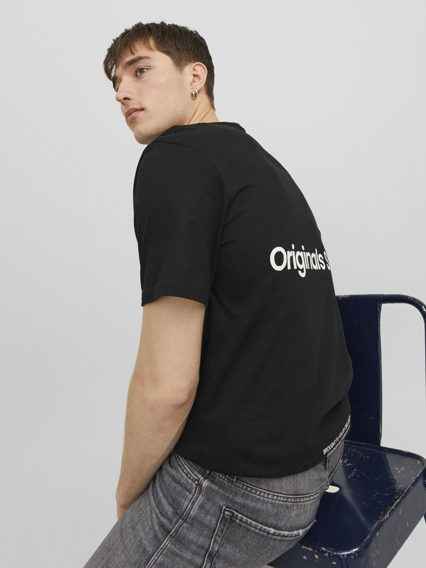 JORVESTERBRO BACK TEE SS CREW NECK - 12240122