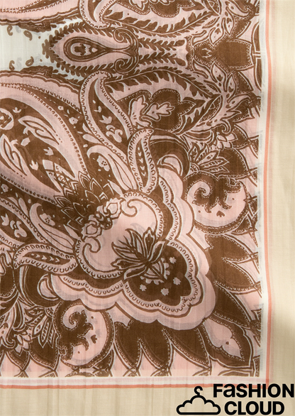 Scarf, woven, cotton-modal, various - 508819502057