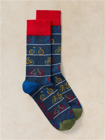 ALL OVER BIKE ANKLE SOCK - 446800