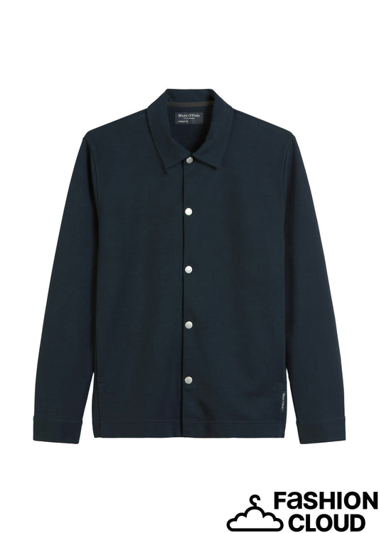 Overshirt, clean Sweat quality, met - M28404157084
