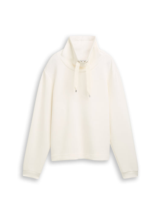 Sweatshirt scuba stand up coll - 1049025