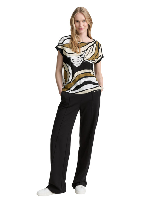 T-shirt deplaced print - 1047064