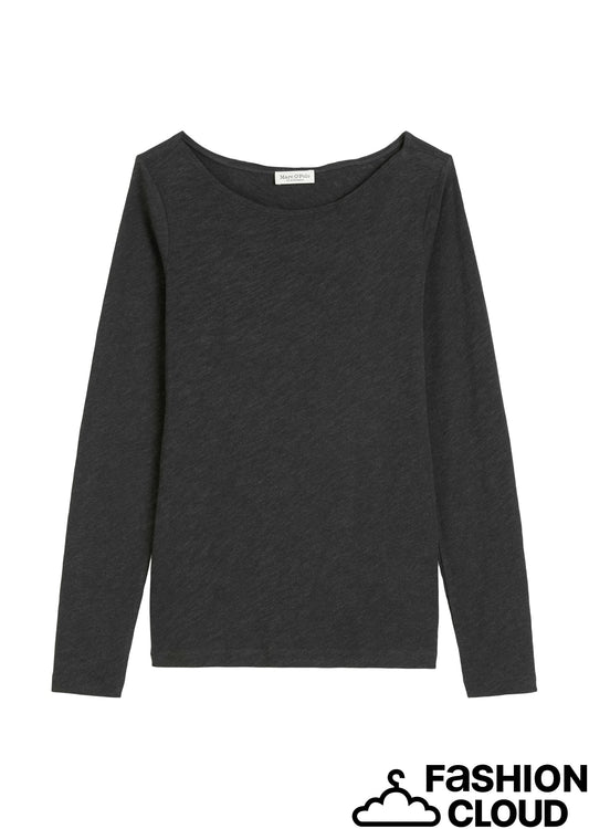 T-shirt, long sleeve, boat neck - M09226152199