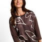 T-shirt longsleeve fabric mix - 1052888