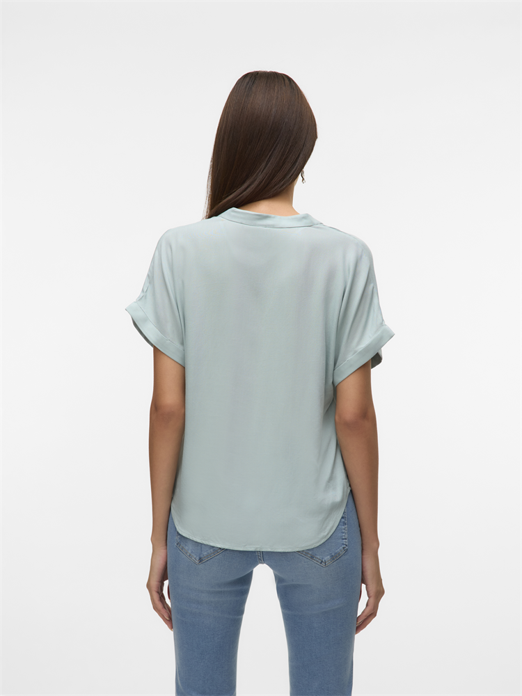VMBEAUTY SS TOP WVN NOOS - 10279697