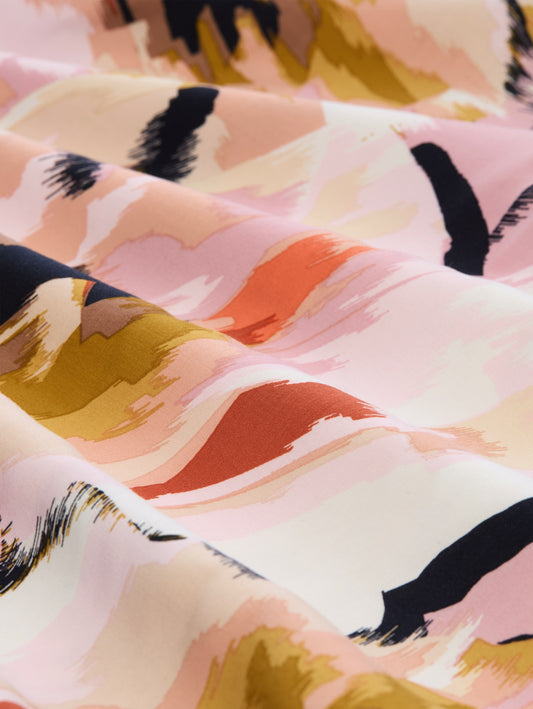 blouse printed shortsleeves - 1049796