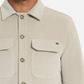 Overshirt Full Button Rib Sweat - 33510826SN