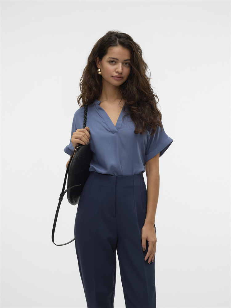 VMBEAUTY SS TOP WVN NOOS - 10279697