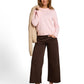 knit cashmere blend crewneck s - 1053393