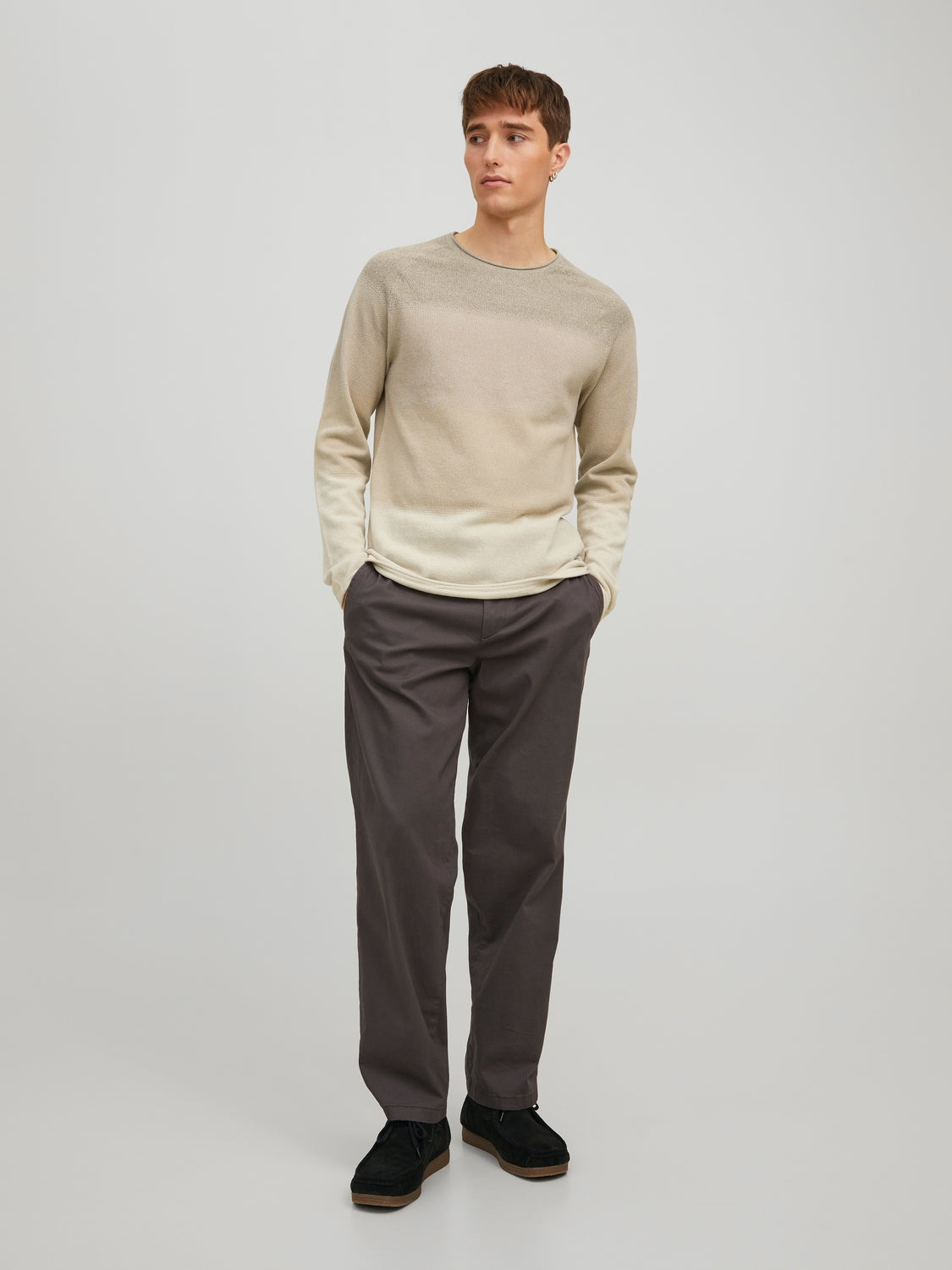 JJEHILL KNIT CREW NECK NOOS - 12157321