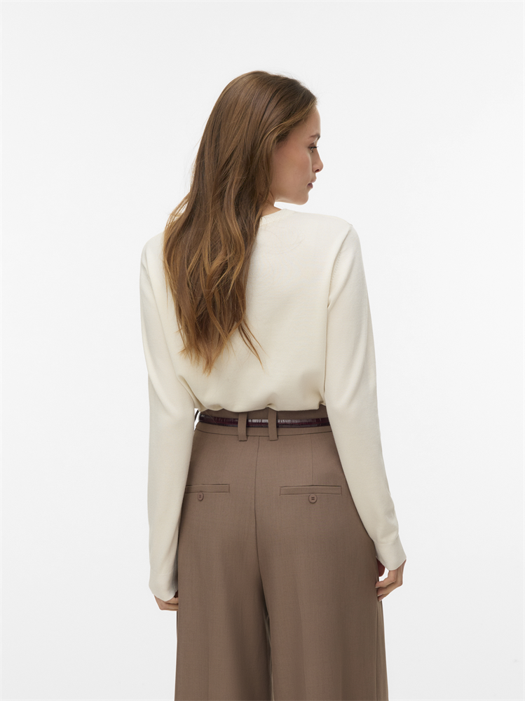 VMSILJE LS O-NECK PULLOVER NOOS - 10343875