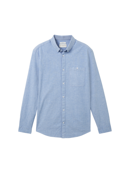 fitted stretch oxford shirt - 1040117