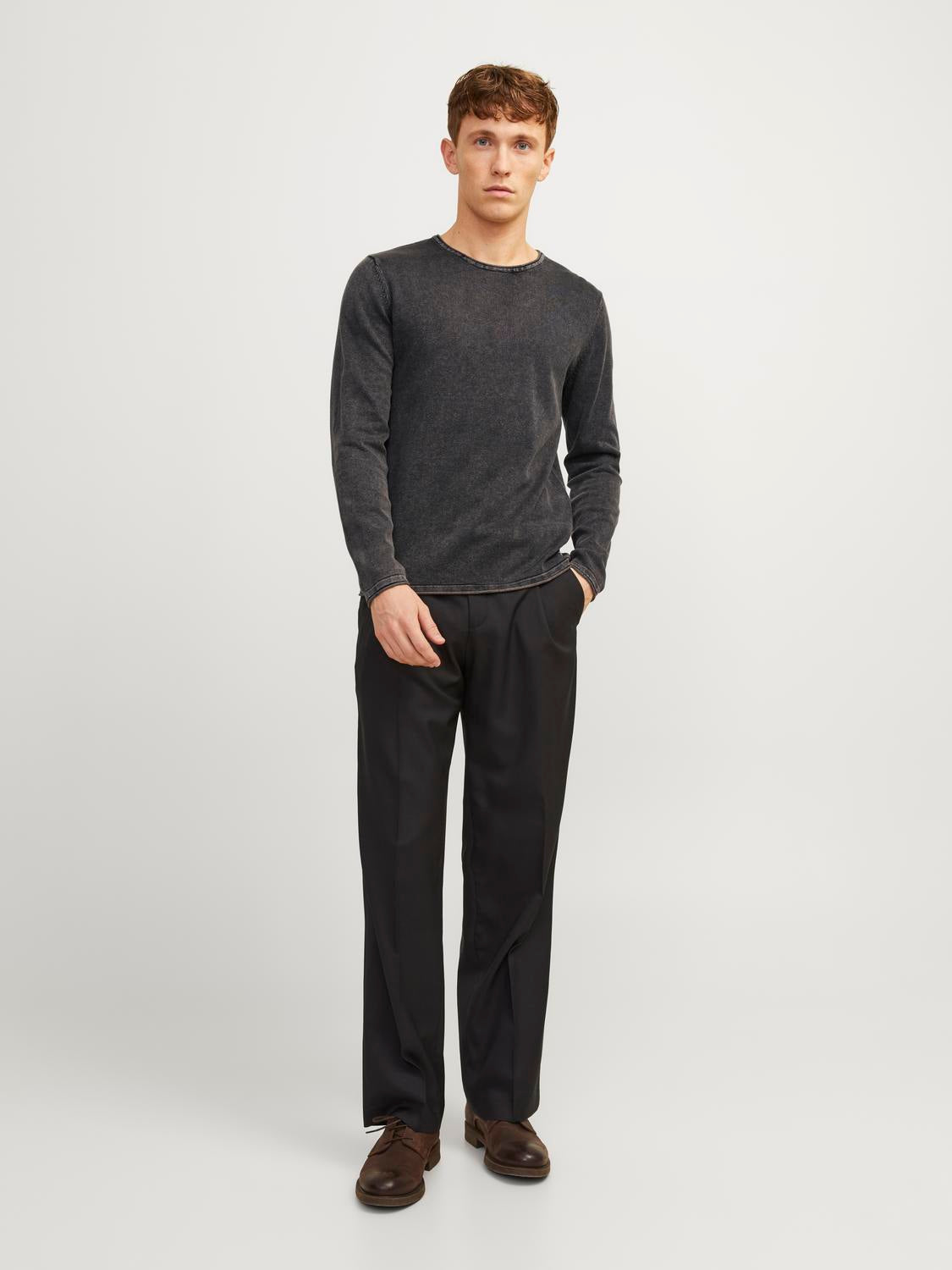 JJELEO KNIT CREW NECK NOOS - 12174001