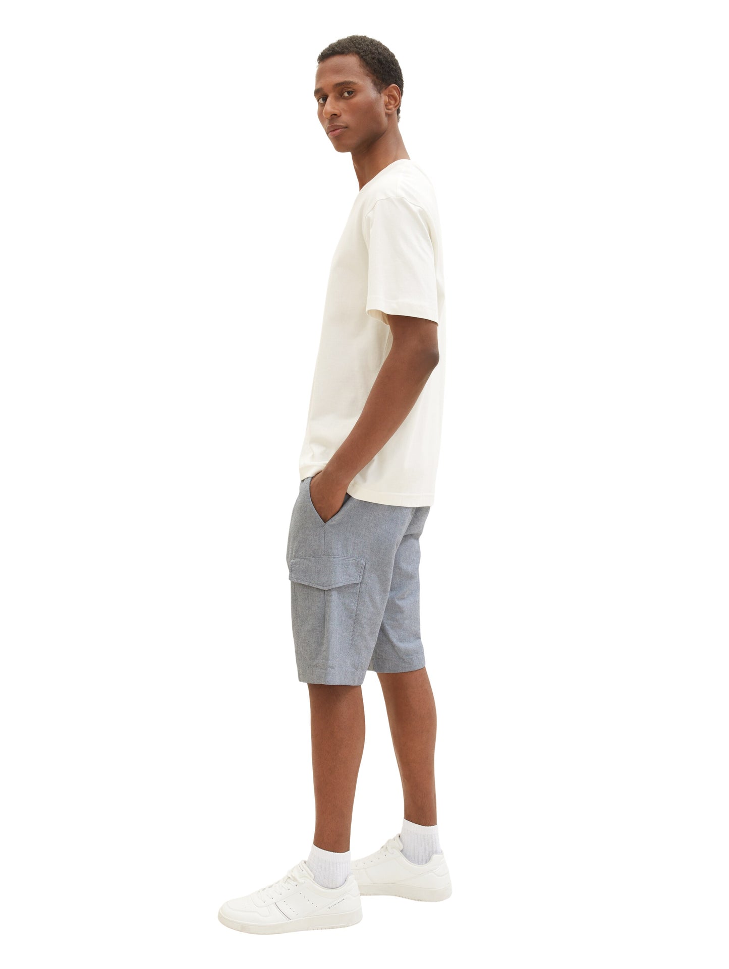 regular cargo shorts with belt - 1036310