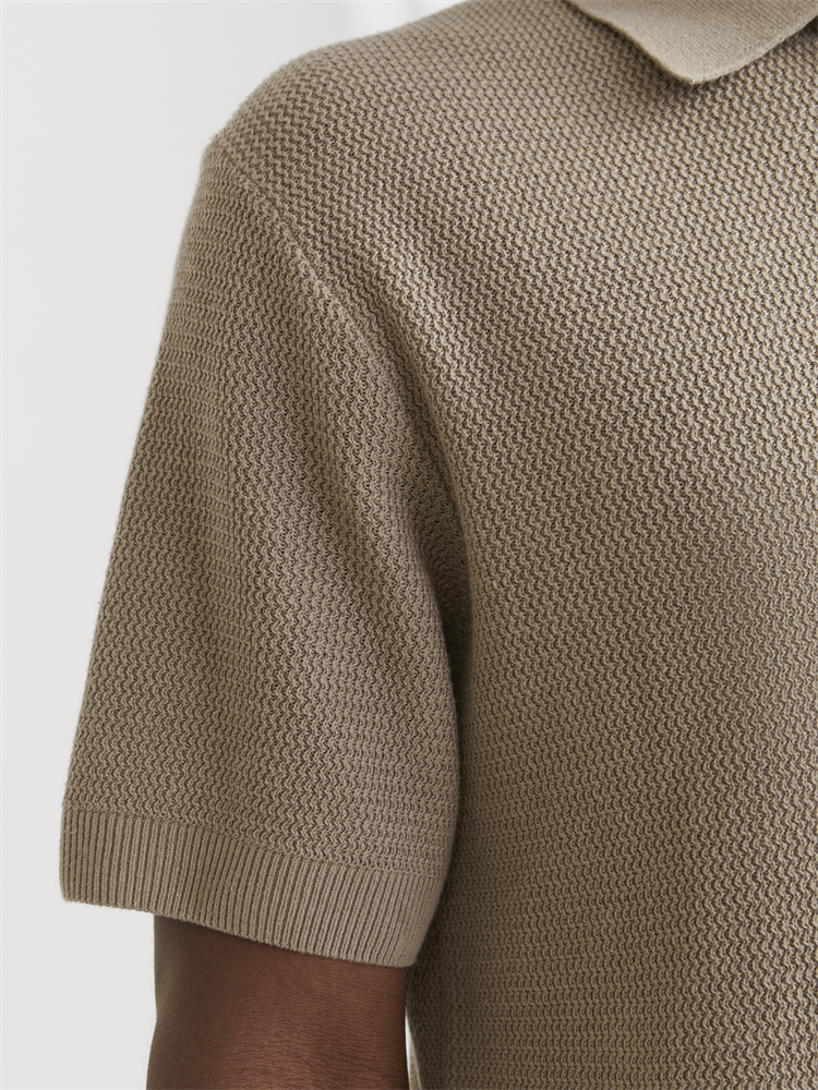 JPRCCCOOPER KNIT POLO SS SN - 12271483