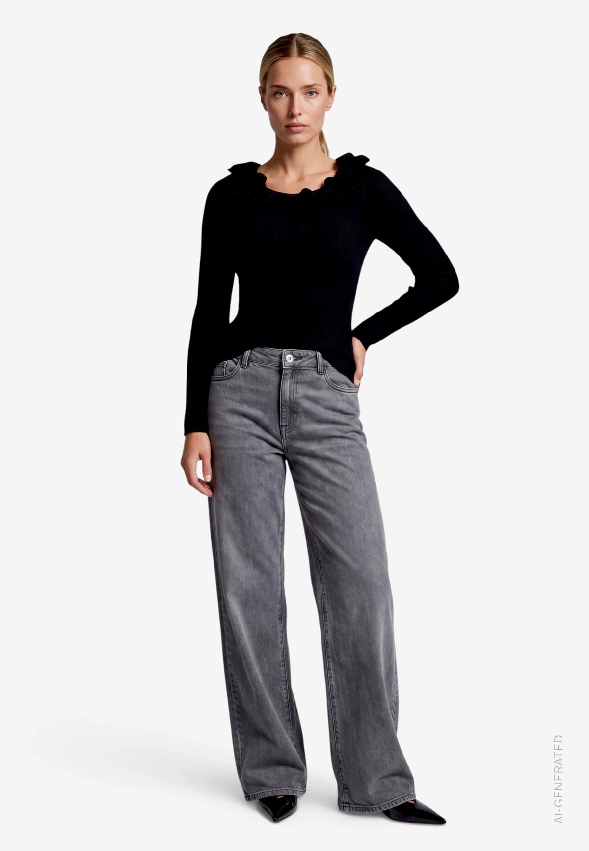 Hose Jeans 1/1 Länge - 110-10004465