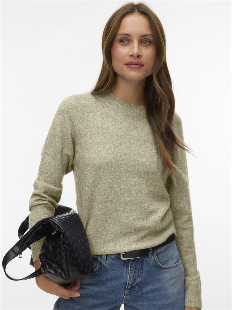 VMDOFFY LS O-NECK BLOUSE GA NOOS - 10201022