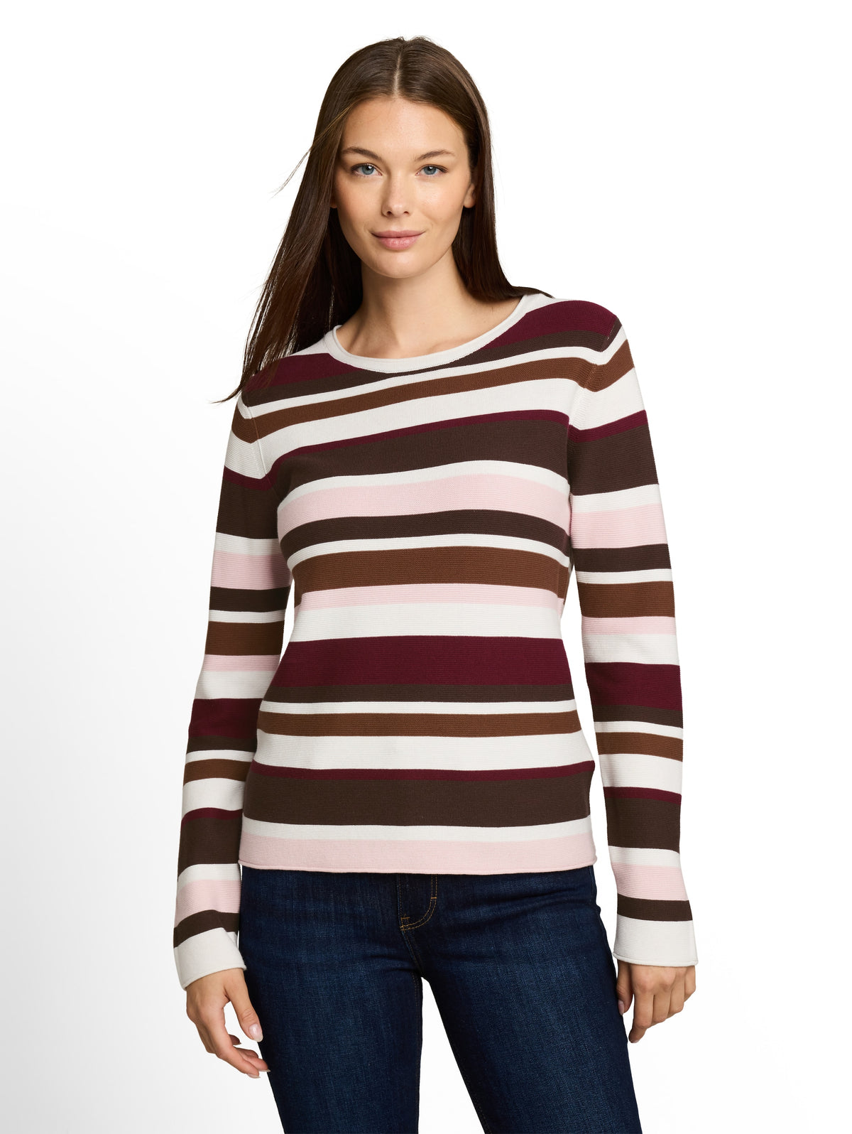 knit structure crewneck - 1052023