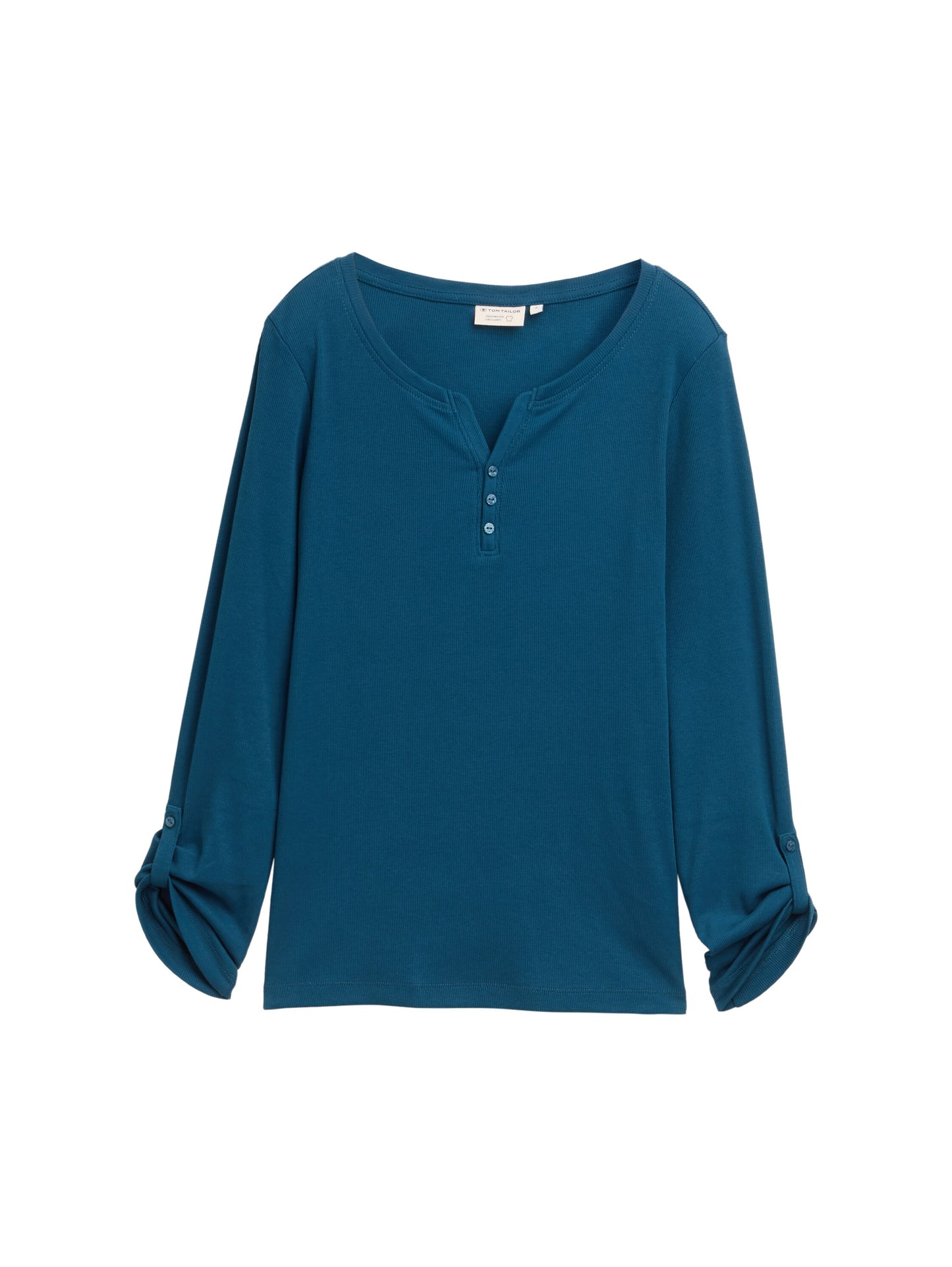 T-shirt stripe henley - 1024036