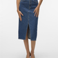 VMVERI HR CALF DENIM SKIRT GA NOOS - 10295731