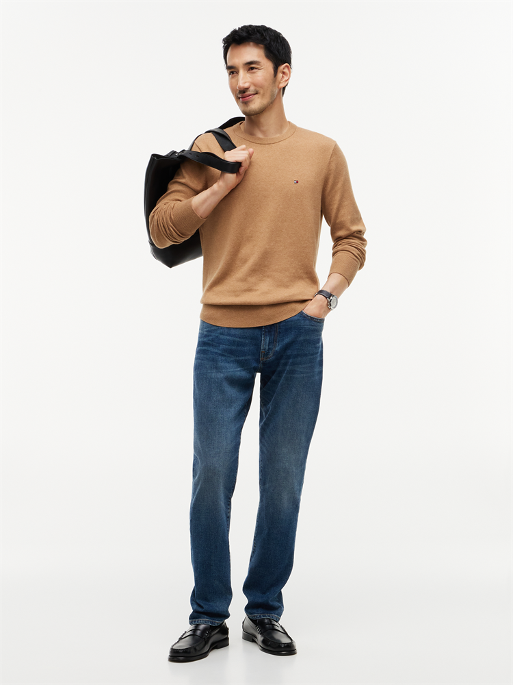 PIMA ORG CTN CASHMERE CREW NECK - MW0MW28046