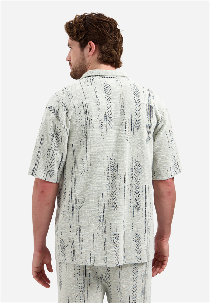 Shirt Short Sleeve Jacquard Fancy - 31490307