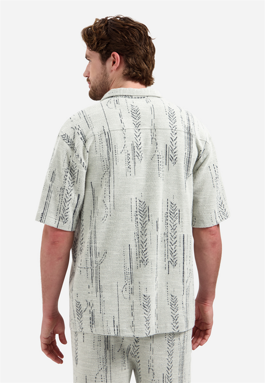 Shirt Short Sleeve Jacquard Fancy - 31490307