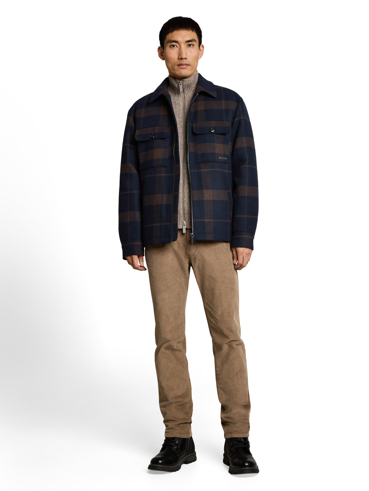wool overshirt - 1052355