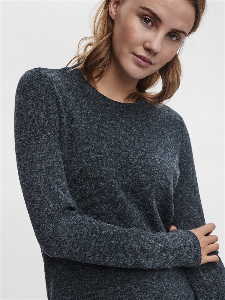 VMDOFFY LS O-NECK DRESS GA NOOS - 10215523