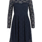 VIKALILA L/S LACE DRESS - NOOS - 14078211