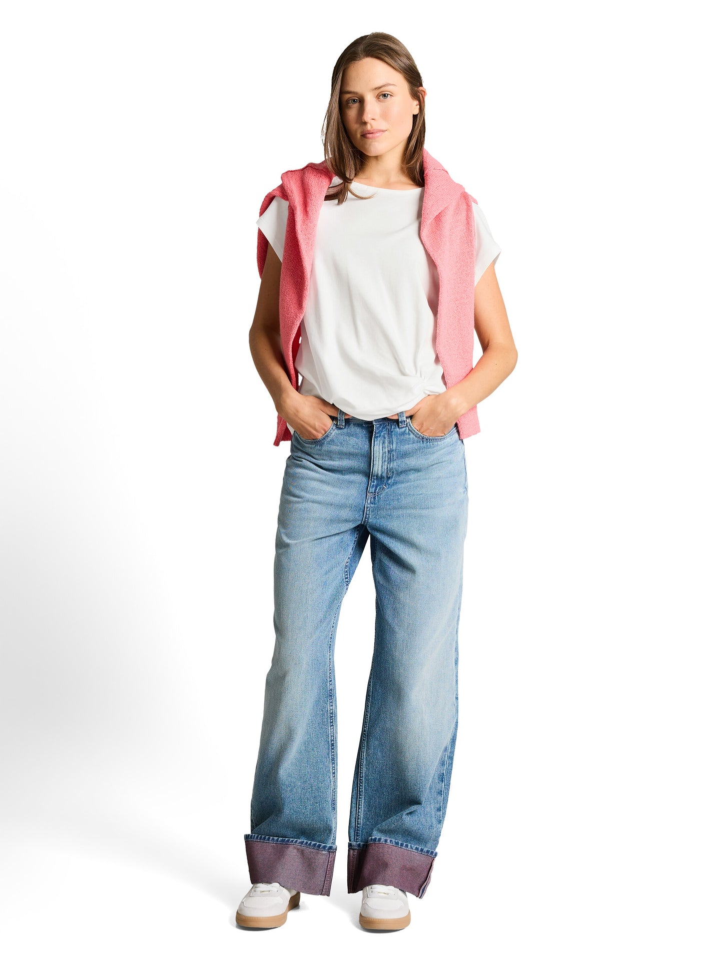 T-shirt modern knot crew neck - 1050851