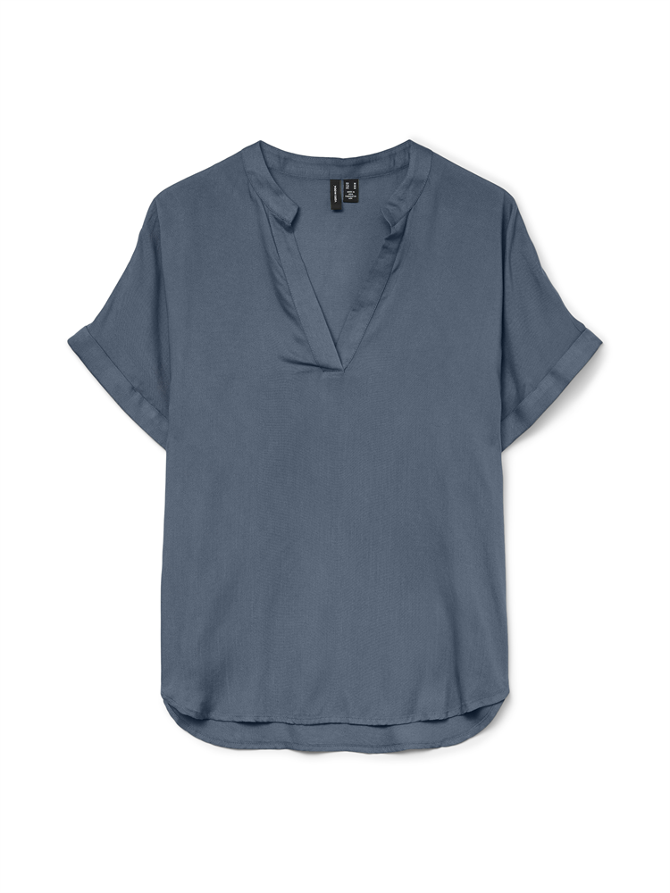 VMBEAUTY SS TOP WVN NOOS - 10279697