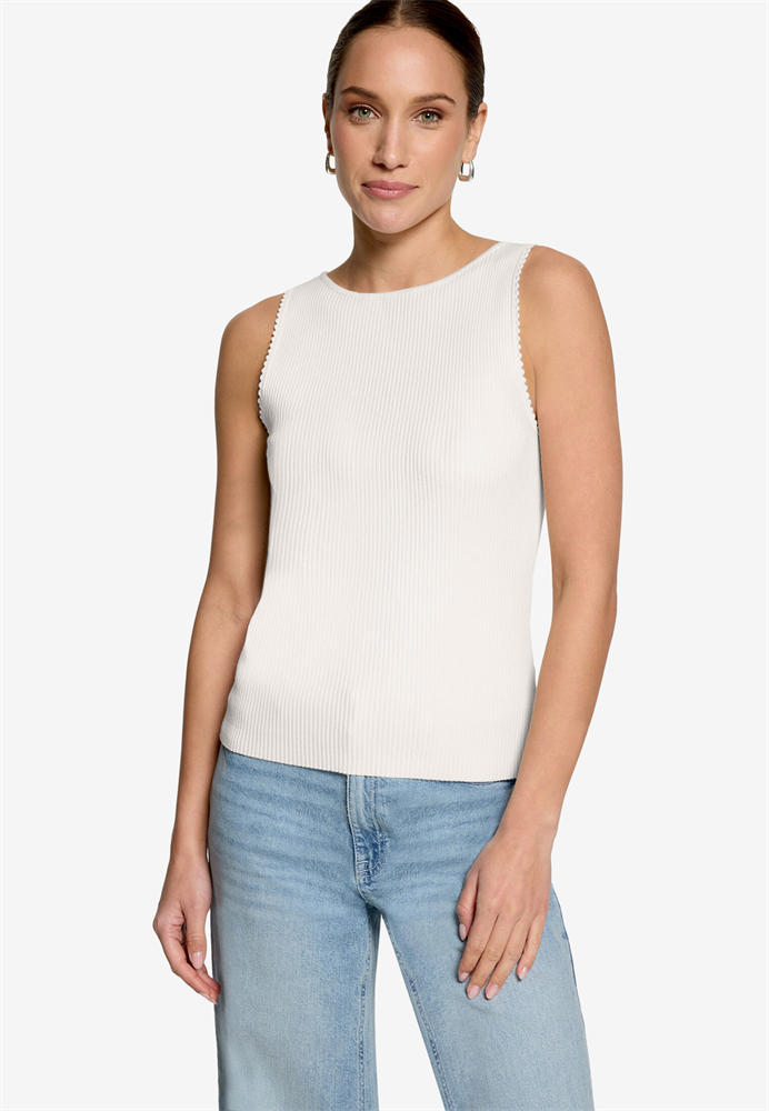 Strickpullover Kurz ohne Arm - 110-10003992