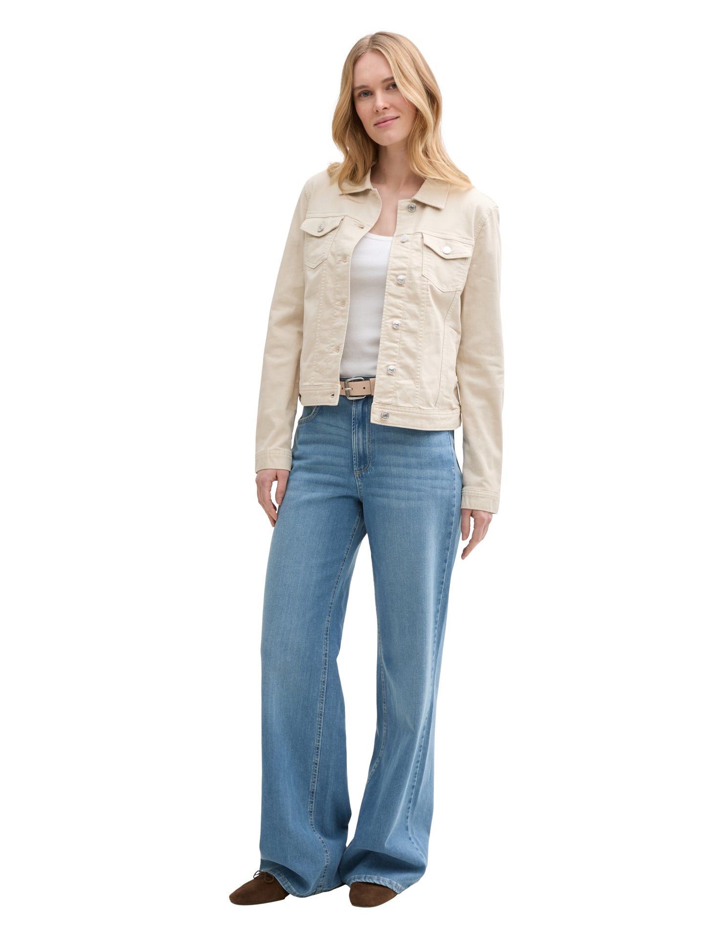 colored denim jacket - 1045390