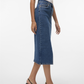VMVERI HR CALF DENIM SKIRT GA NOOS - 10295731