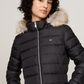 TJW ESSENTIAL HOODED DOWN COAT - DW0DW18864