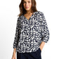 blouse with V-neck - 1049794