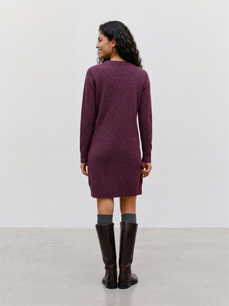 VMDOFFY LS O-NECK DRESS GA NOOS - 10215523