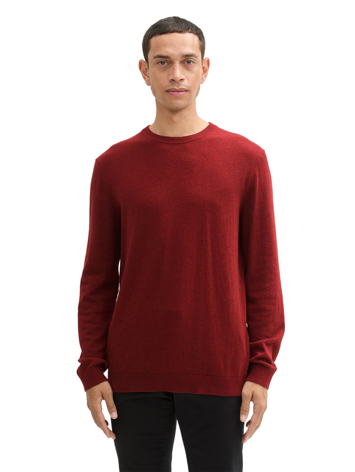 cotton cashmere crewneck knit - 1043266