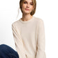 knit cashmere blend crewneck s - 1053393