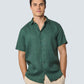 Shirt Short Sleeve Linen Solid - 23480336SN