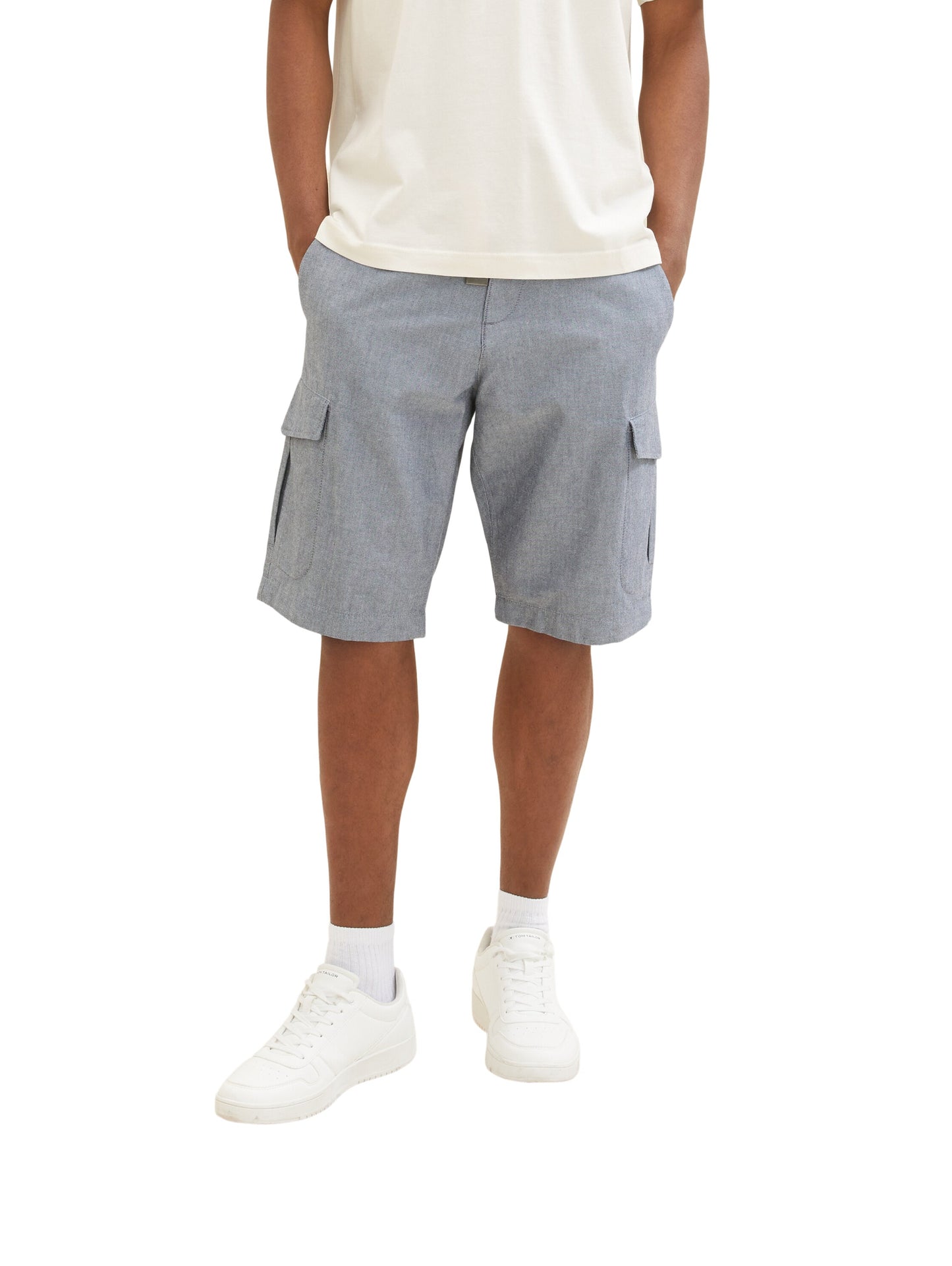 regular cargo shorts with belt - 1036310