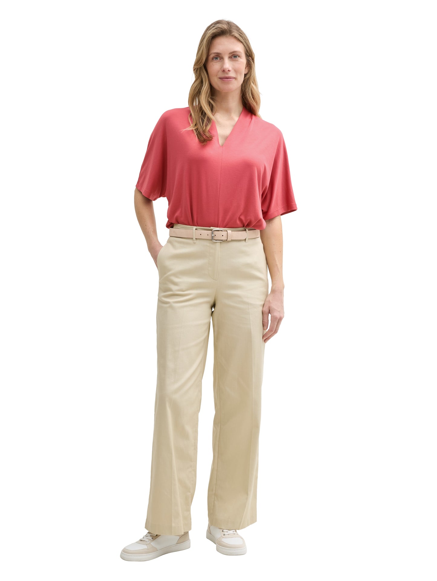 T-shirt cupro v-neck - 1045553