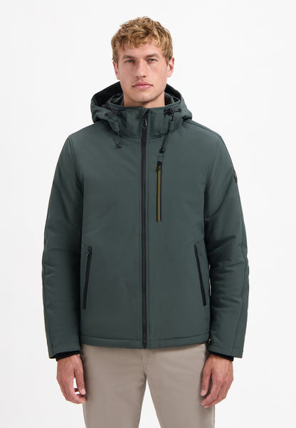 Jacket Short Fit Hooded Softshell S - 29630807SN