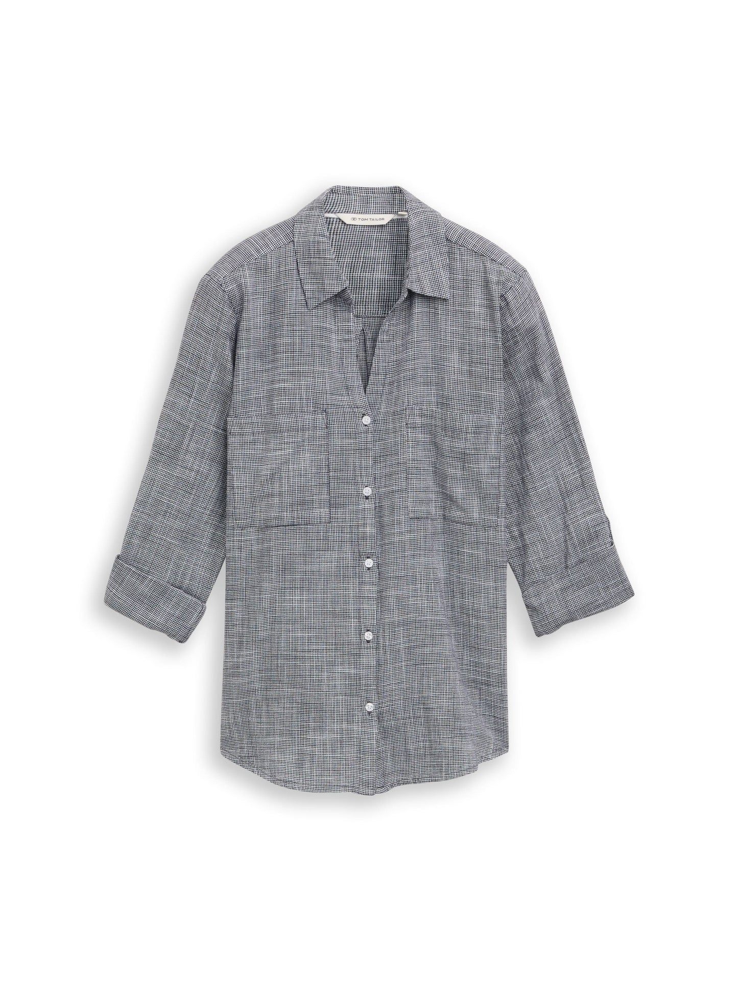 blouse with slub structure - 1035247