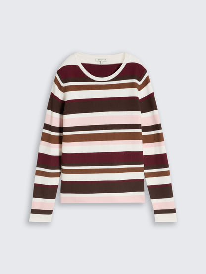 knit structure crewneck - 1052023